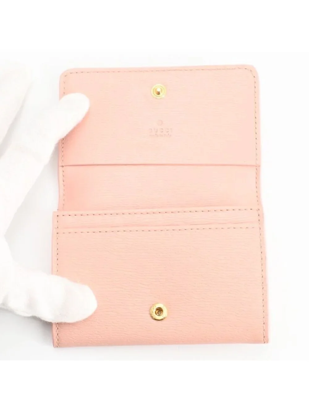 Gucci Card Slot Card Holders Pink